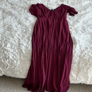 Maxi dress - burgundy